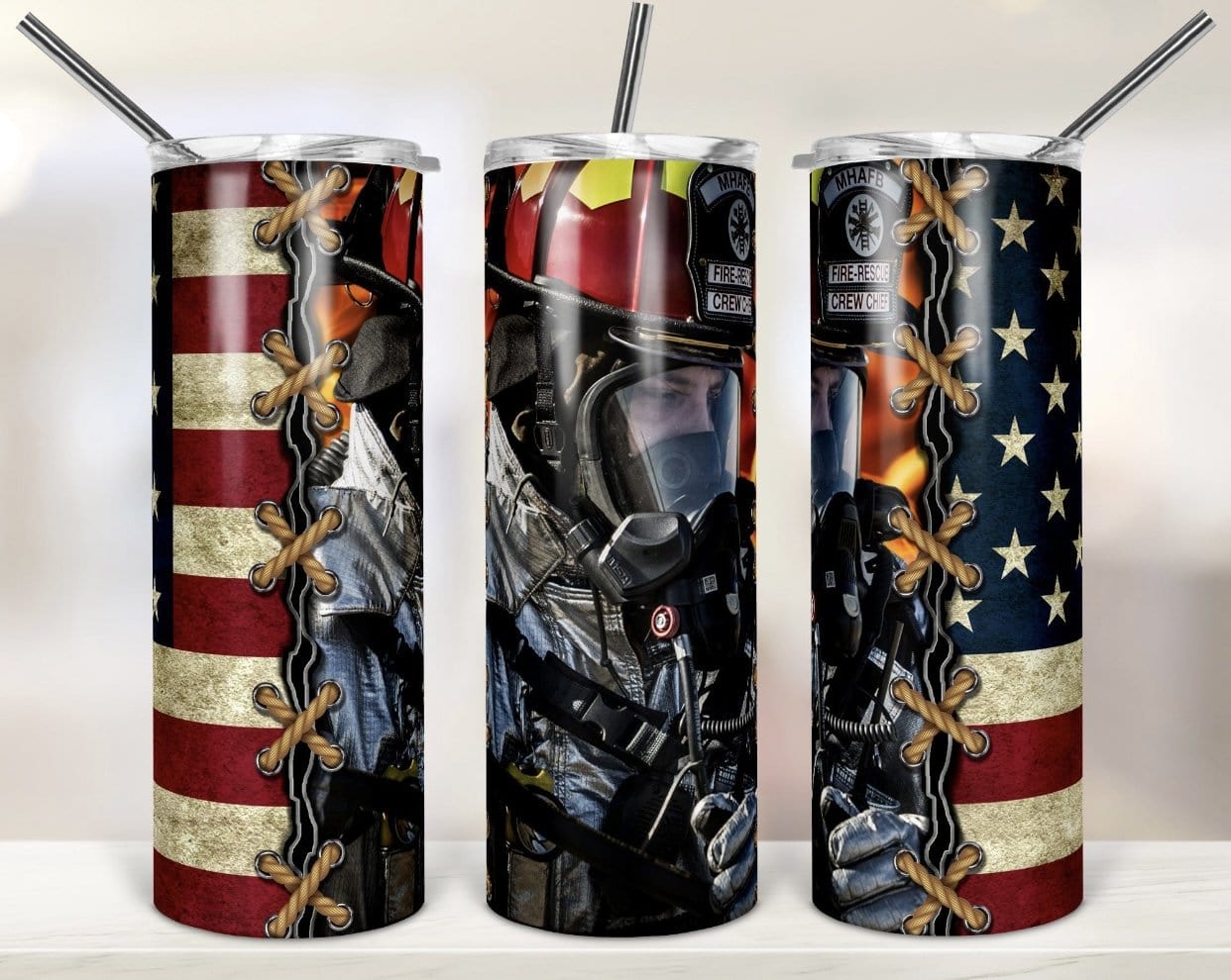 Fire Fighter Tumbler-Stay Foxy Boutique, Florissant, Missouri