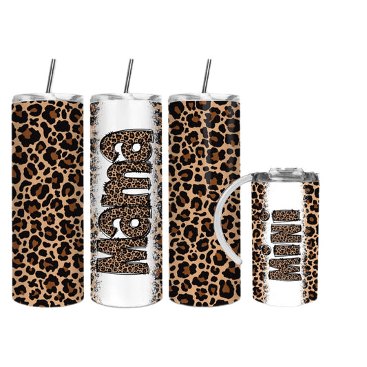 Mama/Mini Full Leopard Tumbler