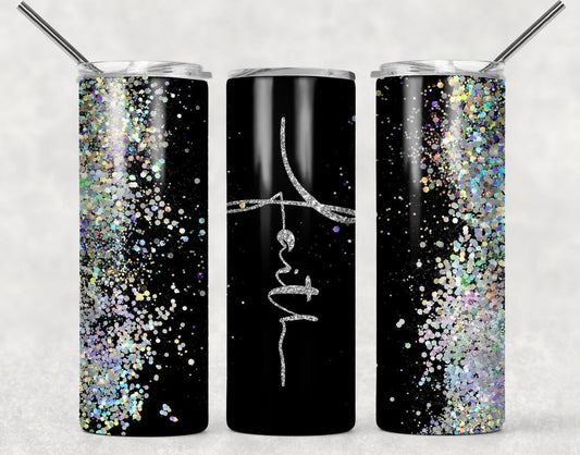 Faith In Black Tumbler-Stay Foxy Boutique, Florissant, Missouri