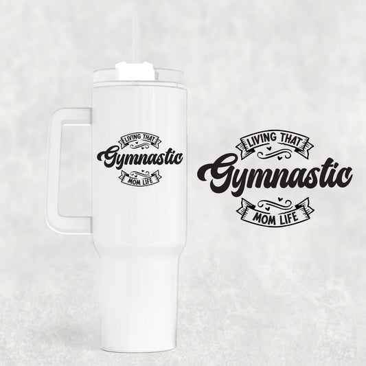 Gymnastics 40 oz Tumbler Preorder 4 wk tat