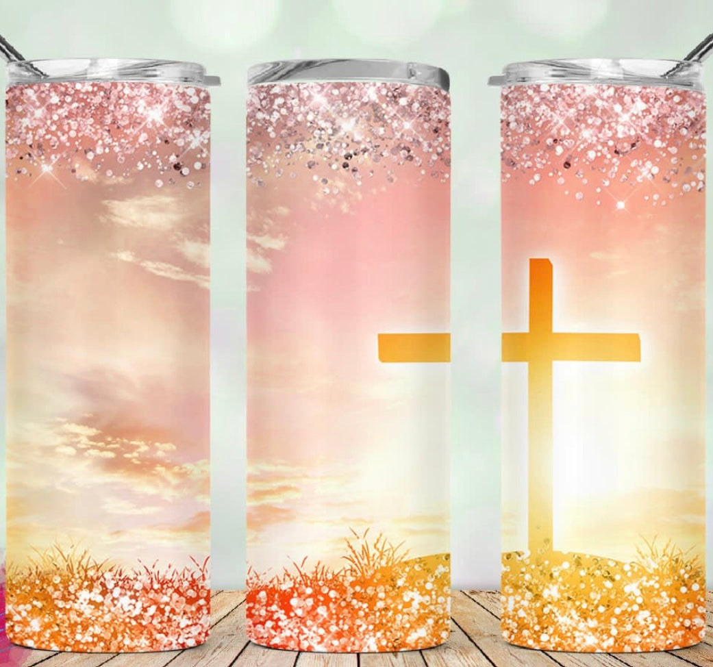 Glitter Sunset Tumbler