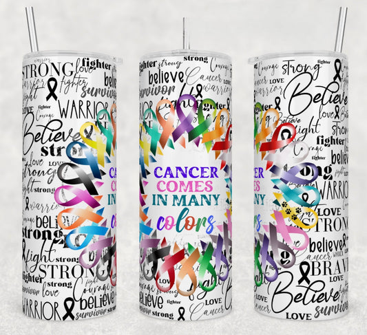 Cancer Colors Tumbler