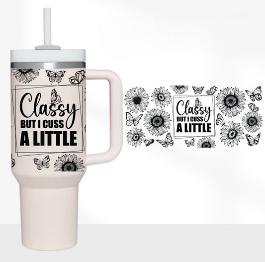 Classy 40 oz Tumbler Preorder 4 wk tat