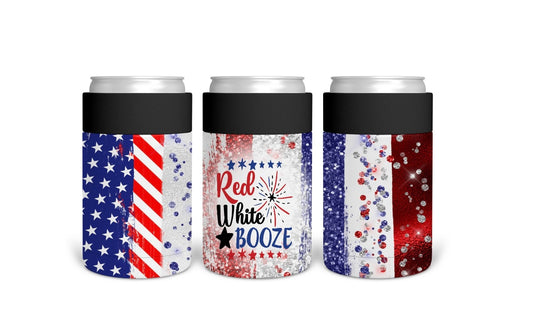 Red White and Booze CAN COOLER