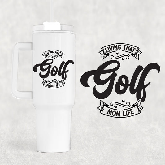 Golf 40 oz Tumbler Preorder 4 wk tat