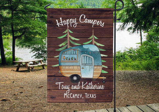 Happy Campers Flag