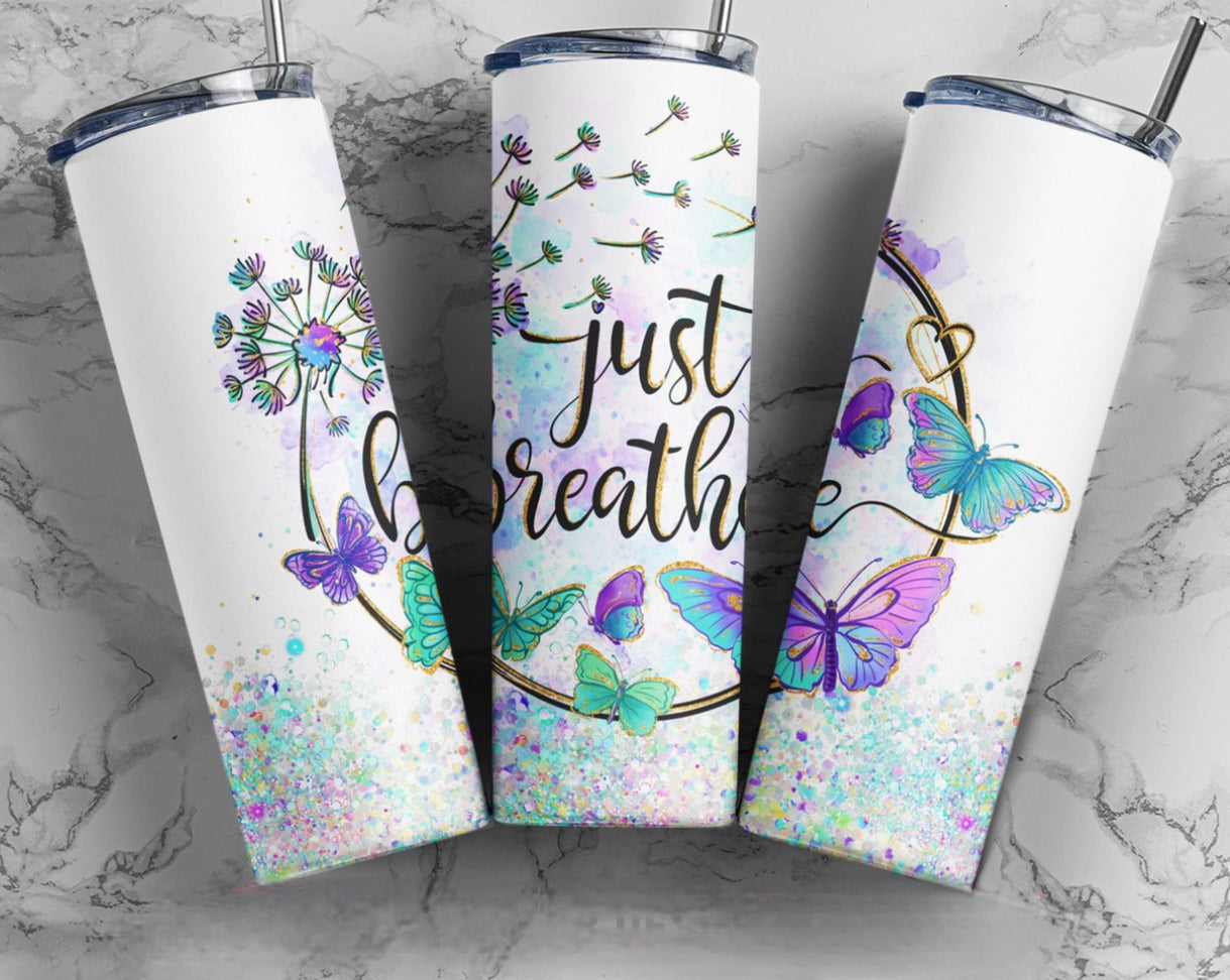 Just Breathe Tumbler