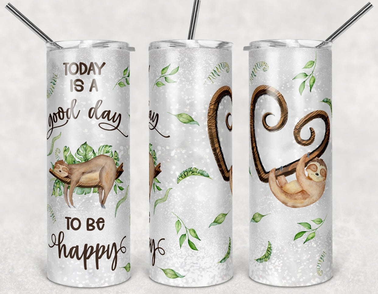 Good Day To Be Happy Tumbler-Stay Foxy Boutique, Florissant, Missouri