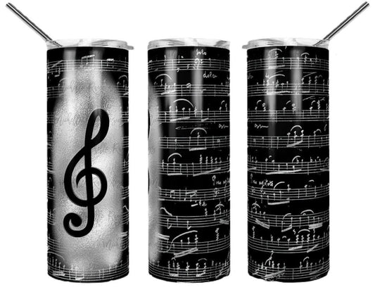 Music Notes Tumbler