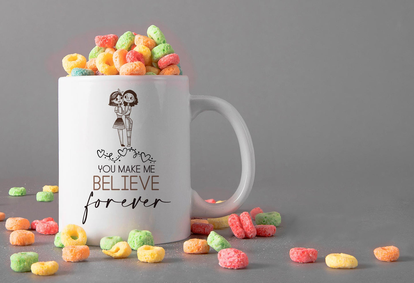 You Make Me Believe Mug /Wine Tumbler-Stay Foxy Boutique, Florissant, Missouri