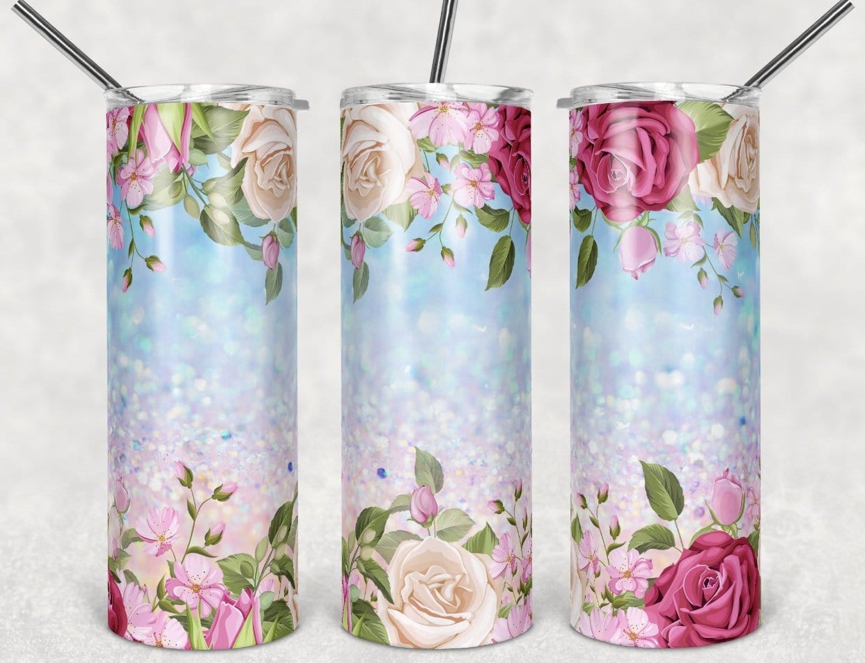 Beautiful Roses Tumbler-Stay Foxy Boutique, Florissant, Missouri