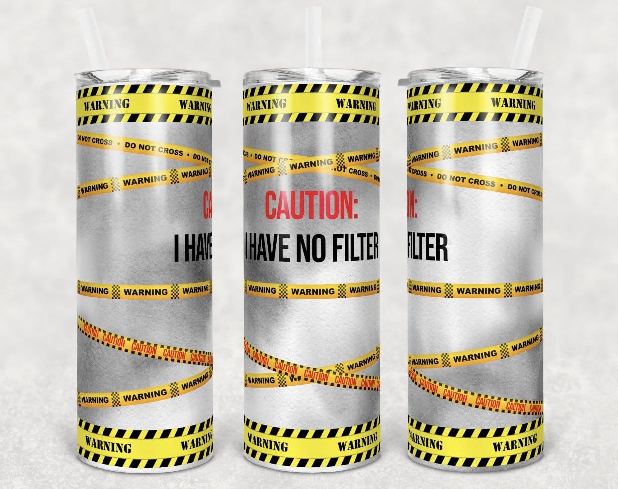 Caution: I Have No Filter Tumbler-Stay Foxy Boutique, Florissant, Missouri