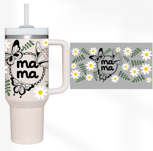 Mama Daisy 40 oz Tumbler Preorder 4 wk tat