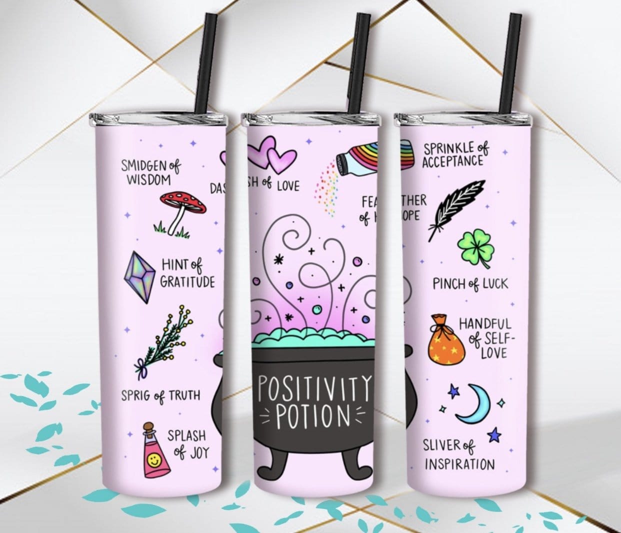 Positivity Potion Tumbler-Stay Foxy Boutique, Florissant, Missouri