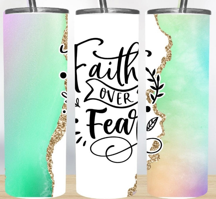 Rainbow Faith Tumbler