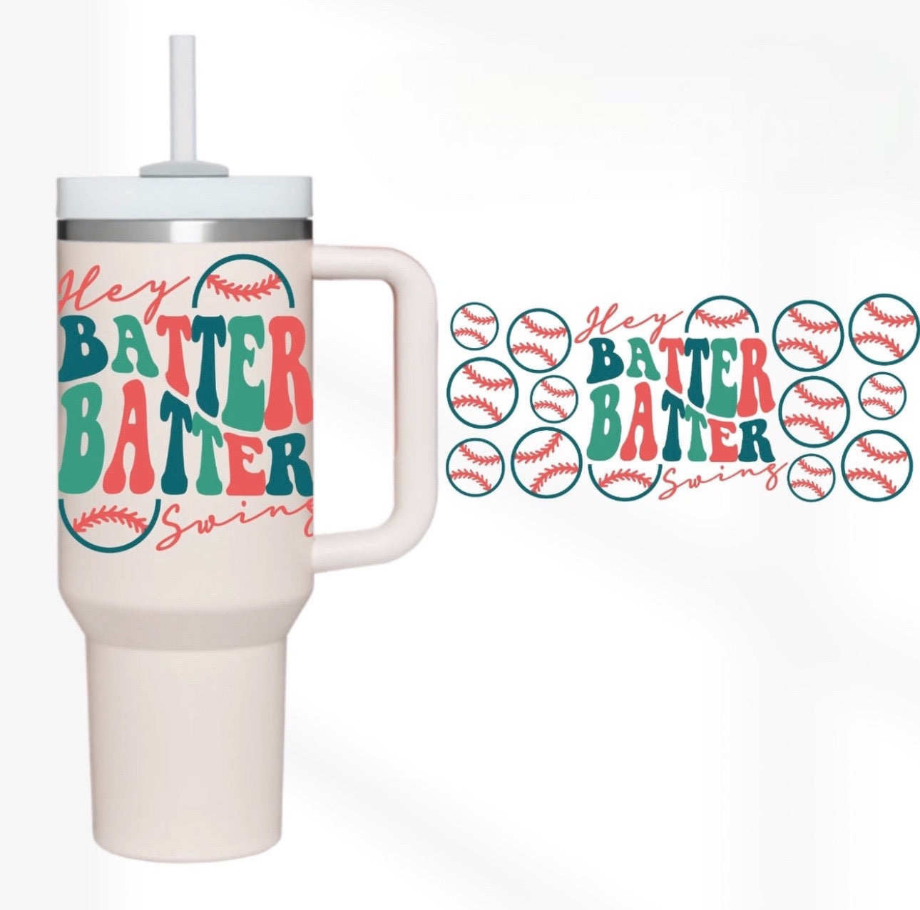 Batter Batter 40 oz Tumbler Preorder 4 wk tat