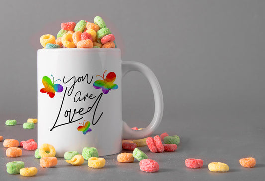 You Are Loved Mug /Wine Tumbler-Stay Foxy Boutique, Florissant, Missouri