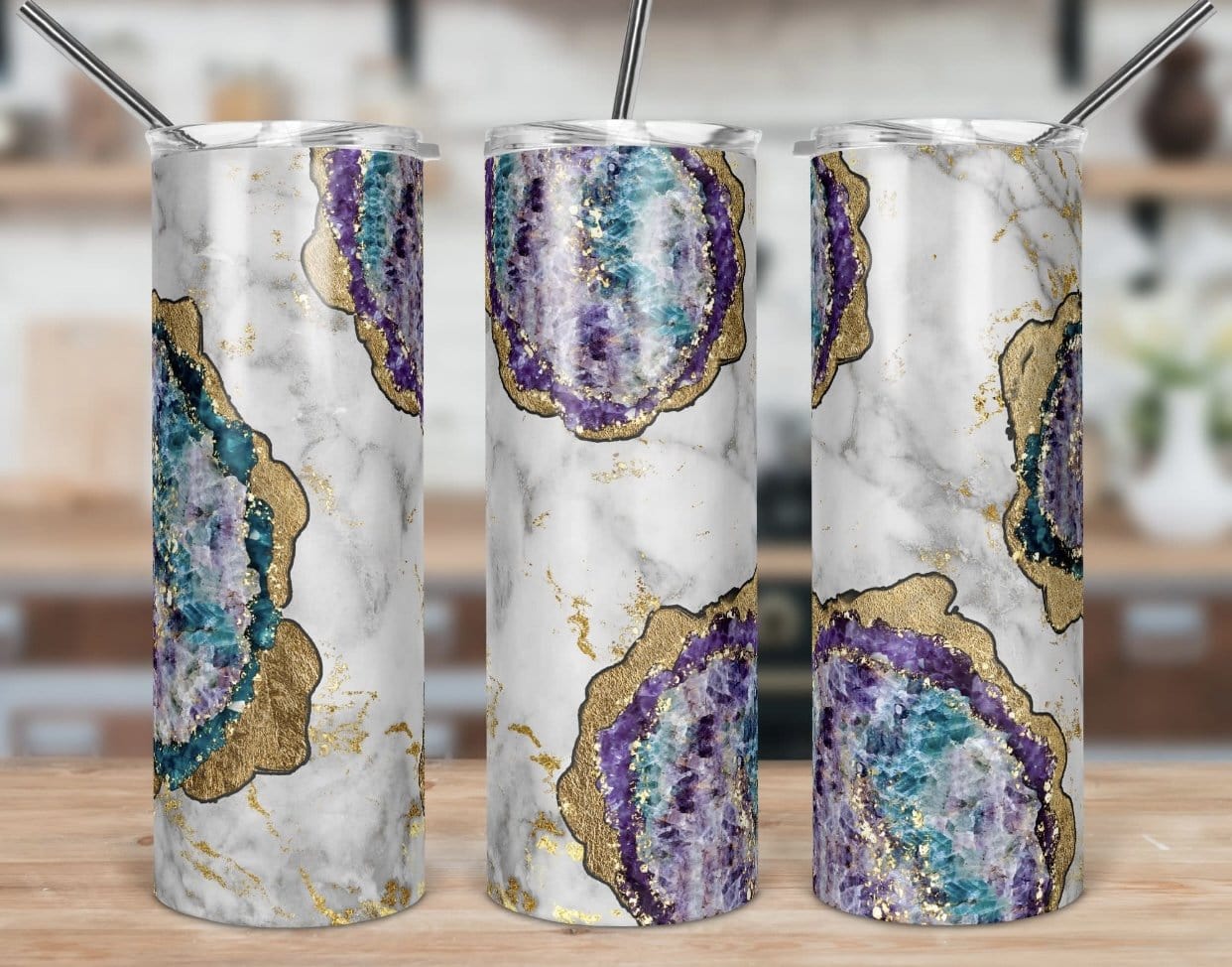 Geode Tumbler-Stay Foxy Boutique, Florissant, Missouri