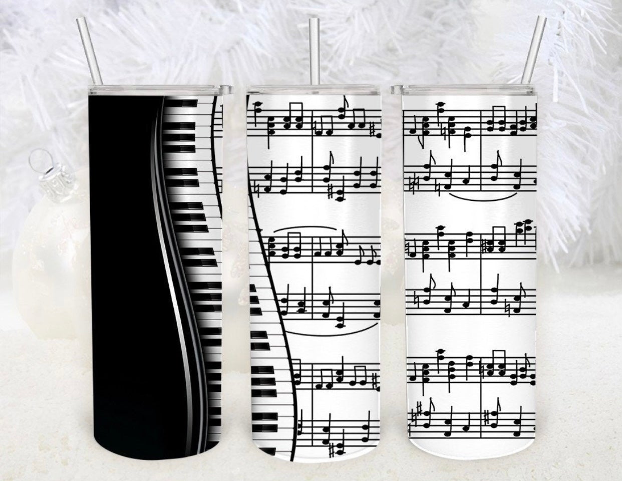 Classic Music Notes Tumbler-Stay Foxy Boutique, Florissant, Missouri