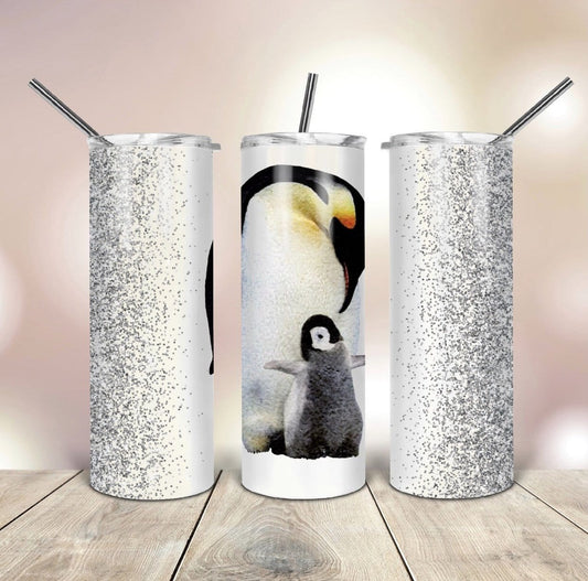 Silver GlitterTumbler-Stay Foxy Boutique, Florissant, Missouri