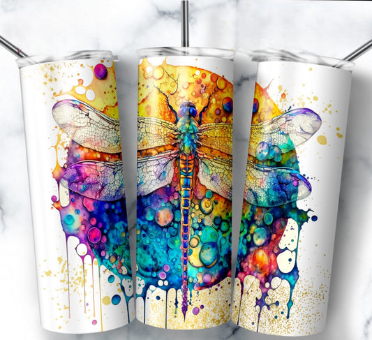 Colorful Dragonfly Tumbler