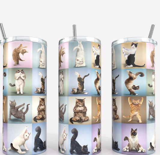 Cat Yoga Tumbler