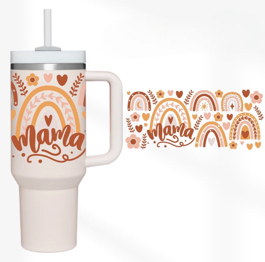 Mama 40 oz Tumbler Preorder 4 wk tat