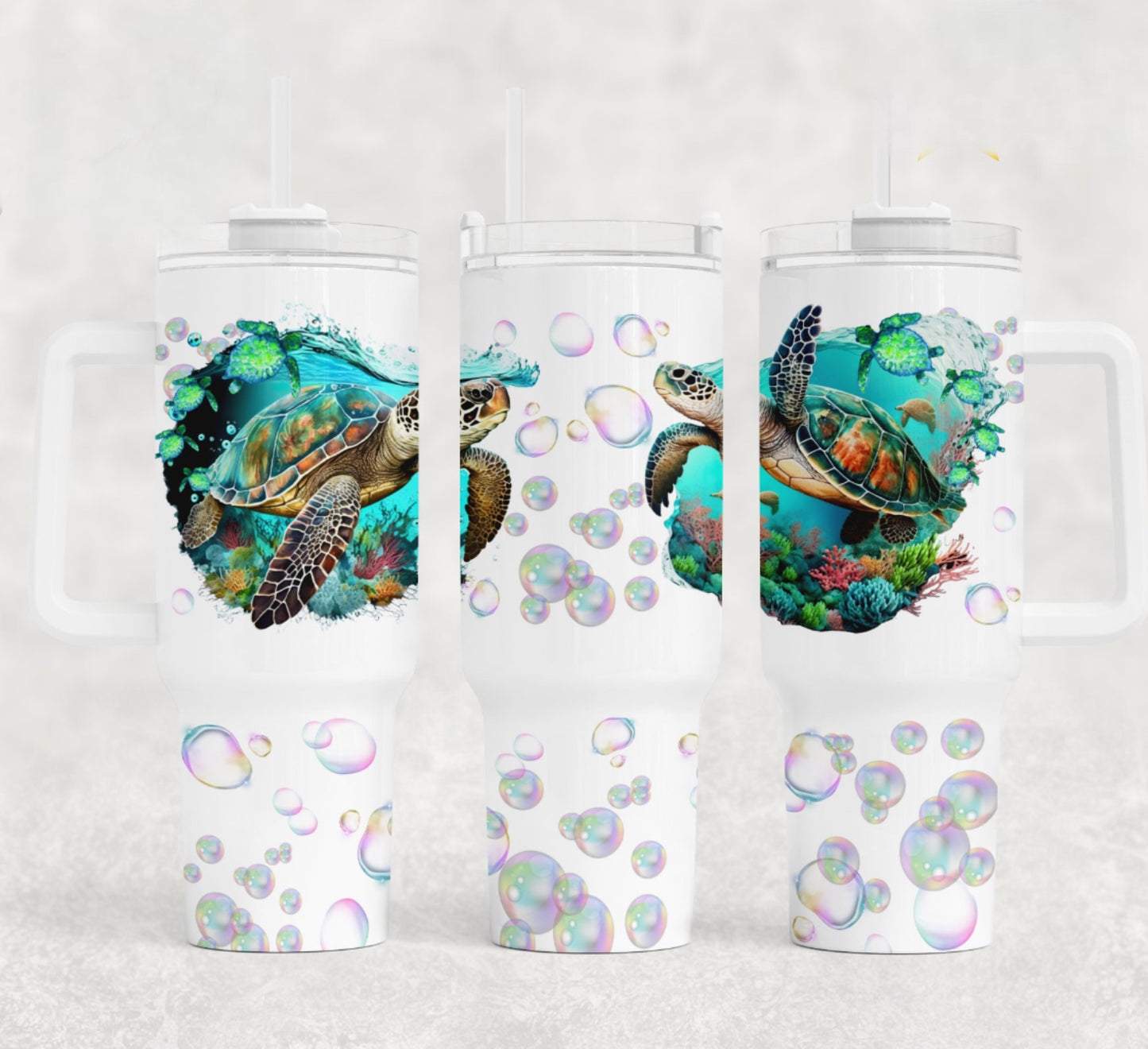 Turtles 40 oz Tumbler Preorder 4 wk tat