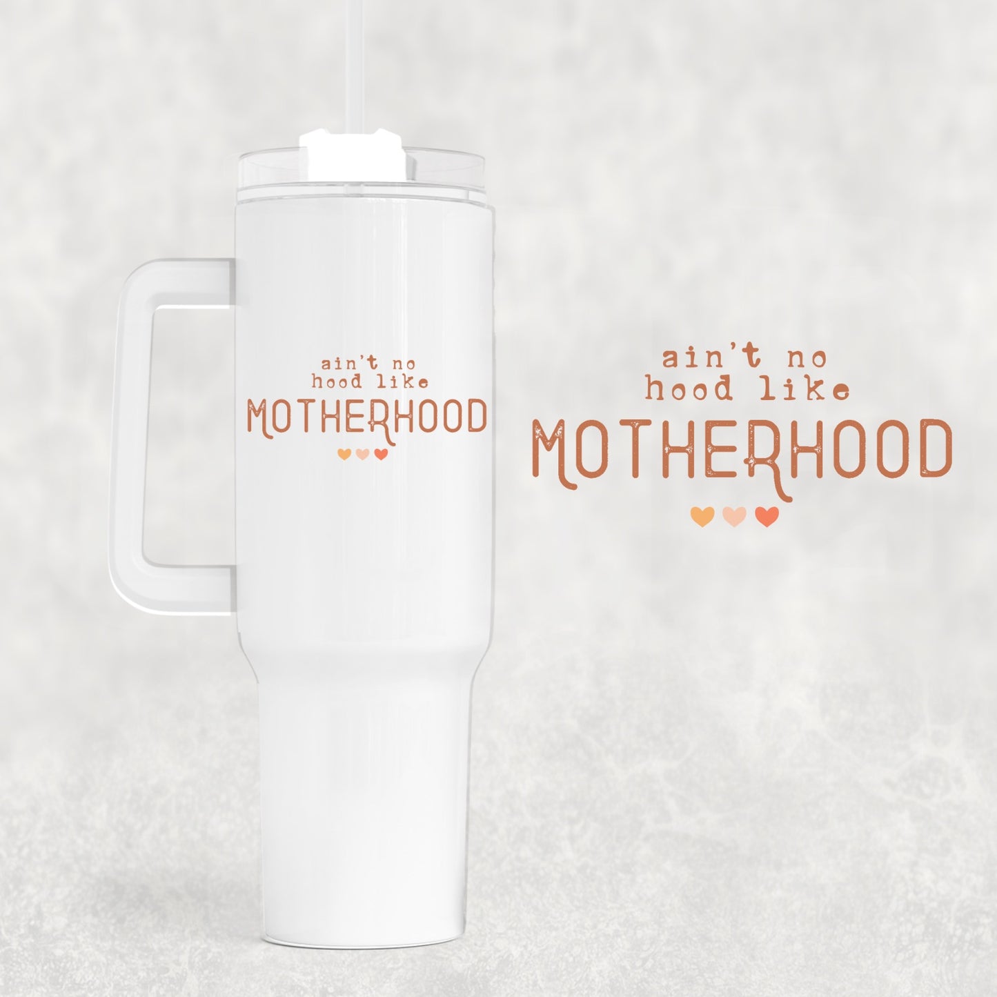 No Hood 40 oz Tumbler Preorder 4 wk tat