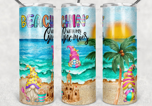 Beachin’ With My Gnomies Tumbler