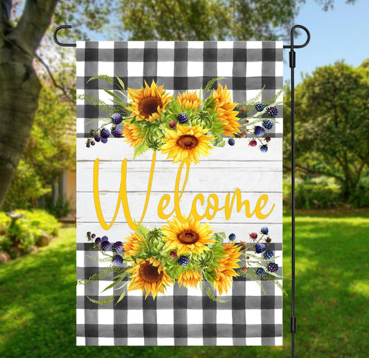 Welcome Garden Flag