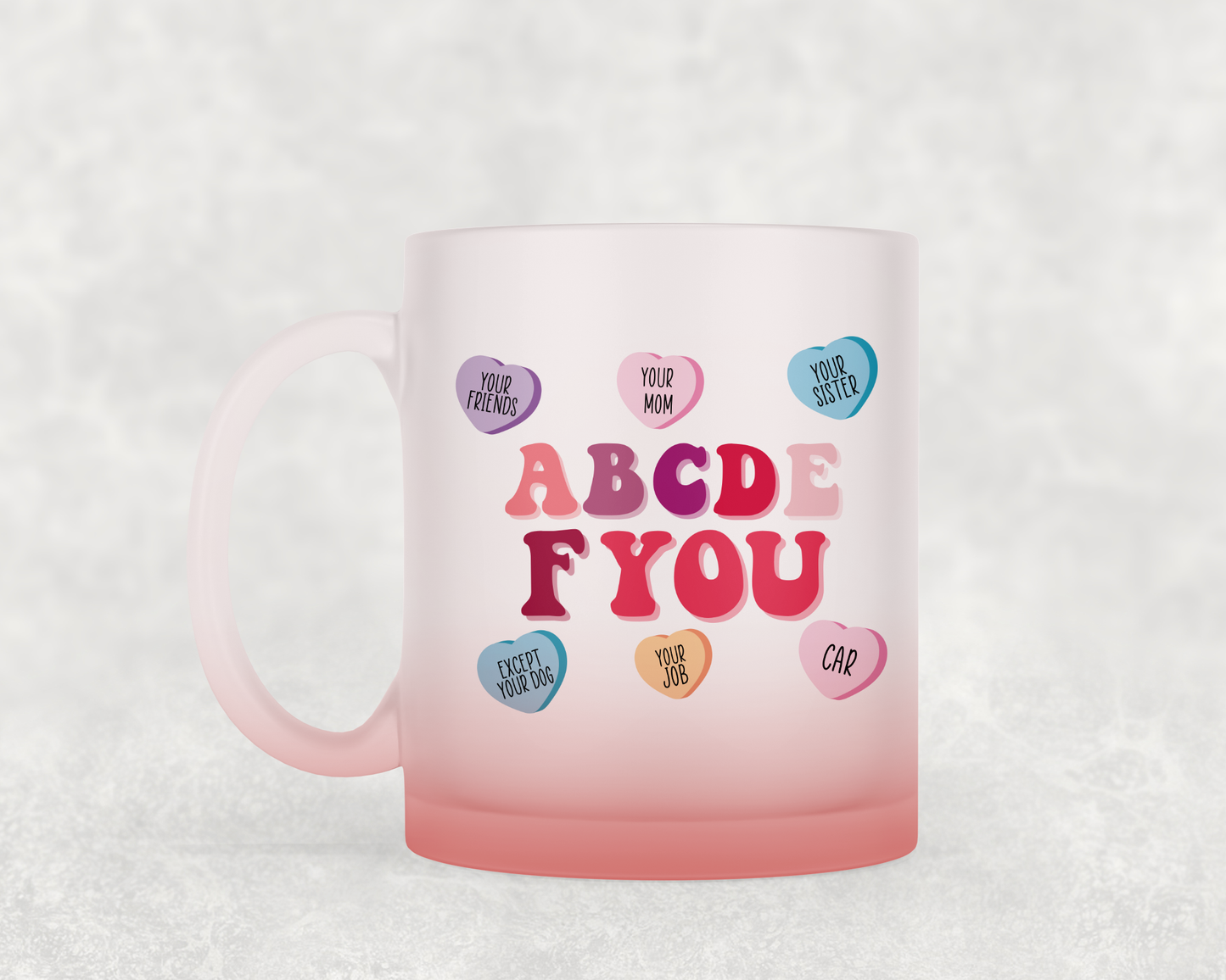 ABCDE Mug /Wine Tumbler-Stay Foxy Boutique, Florissant, Missouri