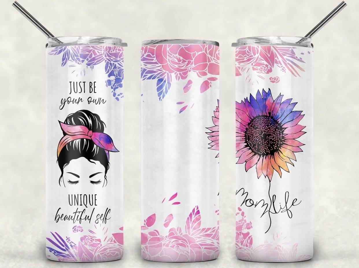 Be Your Own Beautiful Self Tumbler-Stay Foxy Boutique, Florissant, Missouri