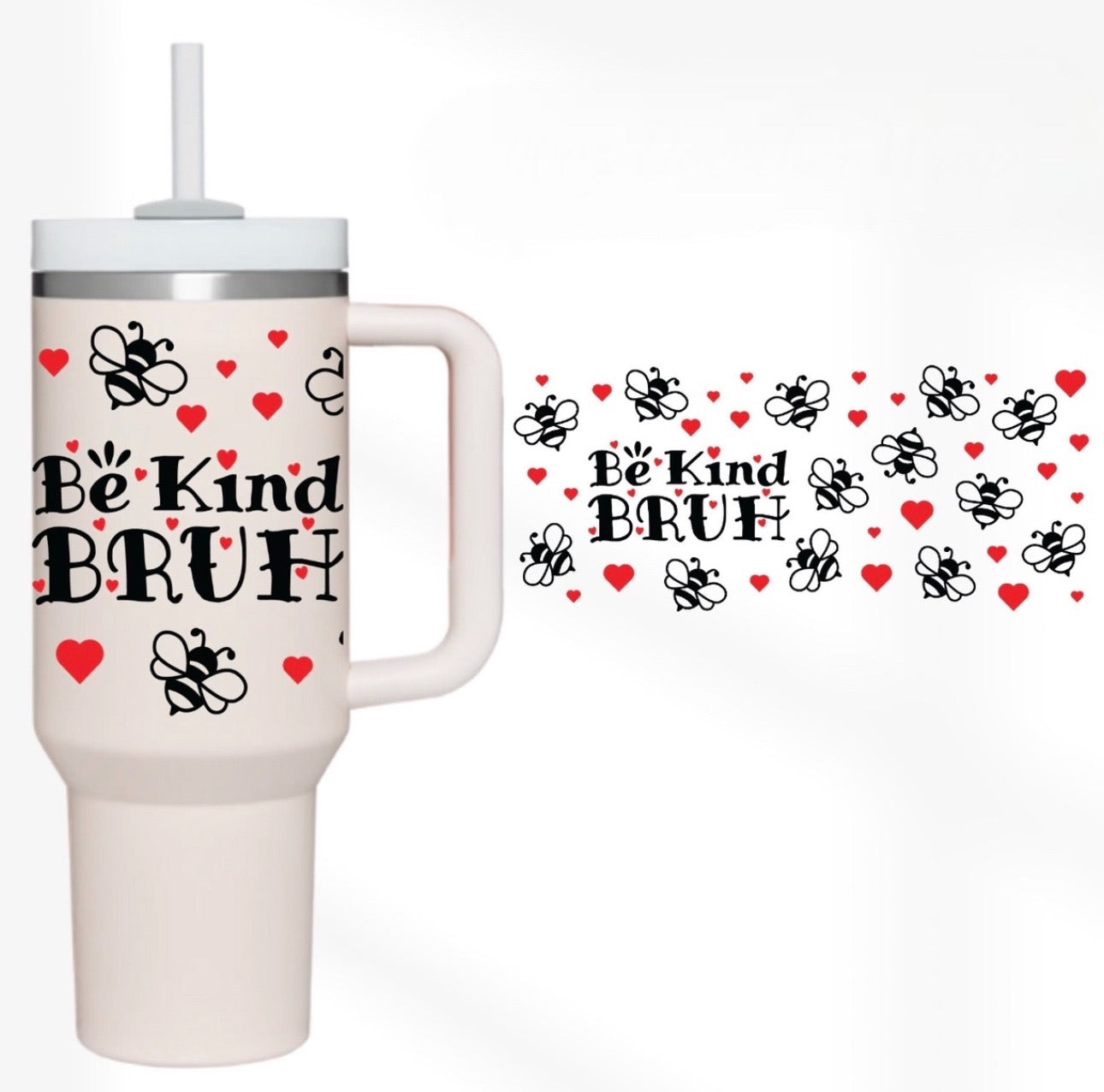 Be Kind 40 oz Tumbler Preorder 4 wk tat