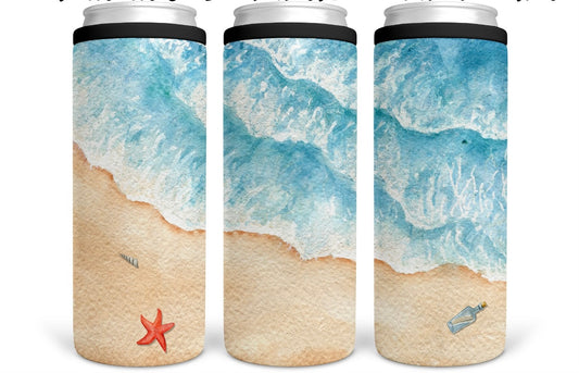 Beach CAN COOLER