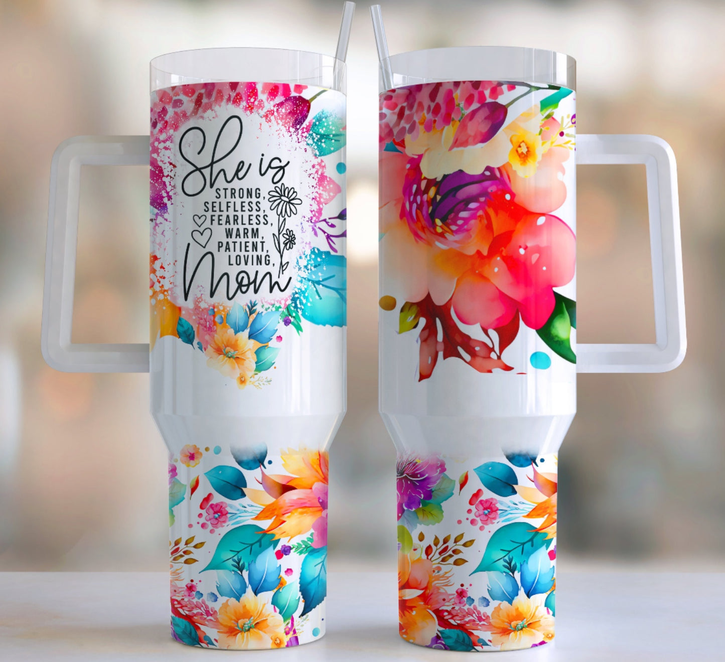 She Is 40 oz Tumbler Preorder 4 wk tat