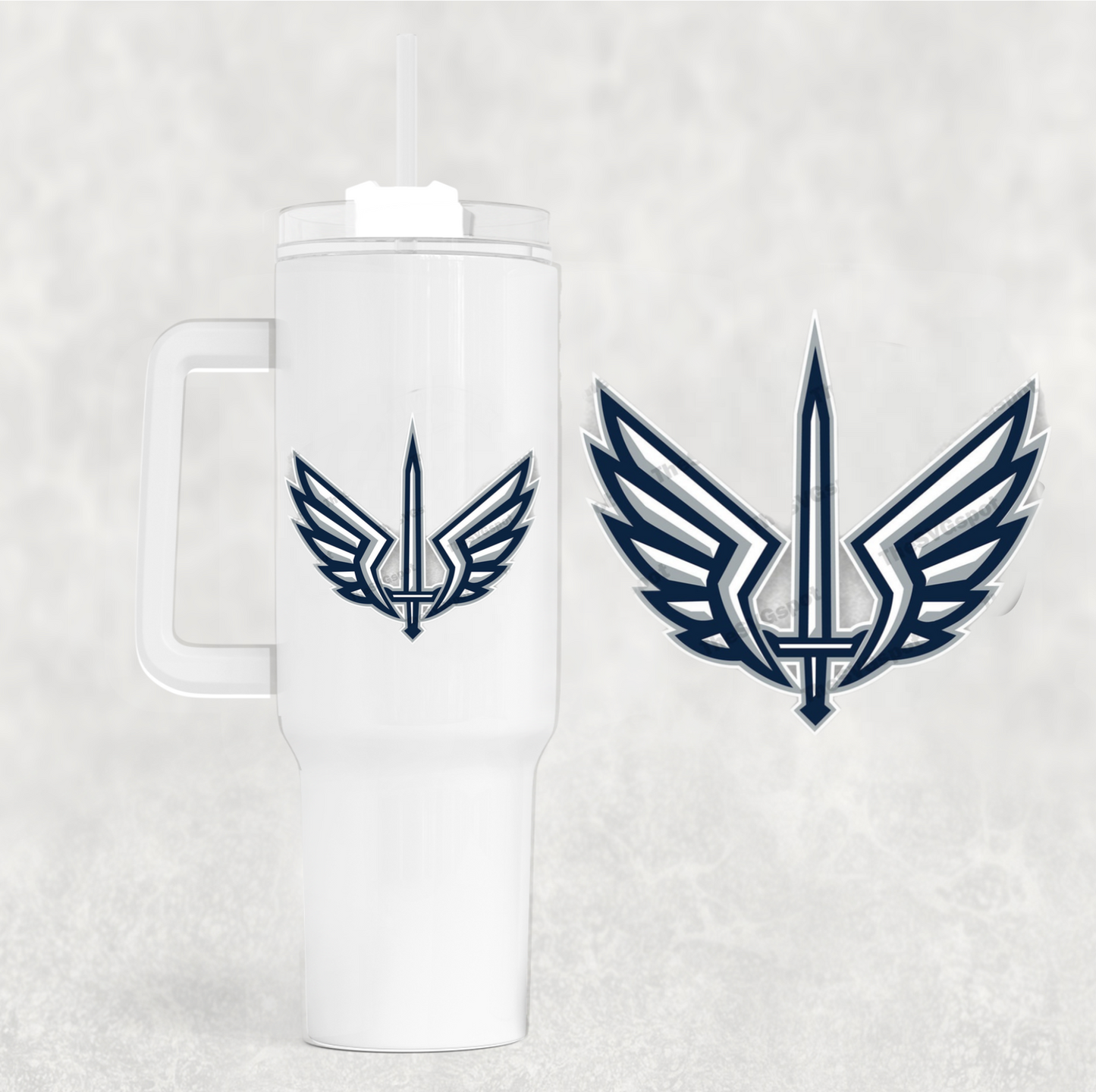 Time For Battle 40 oz Tumbler Preorder 4 wk tat