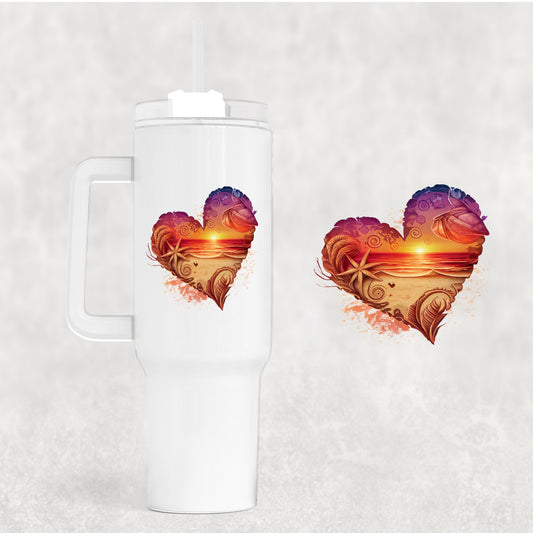 Sunset 40 oz Tumbler Preorder 4 wk tat