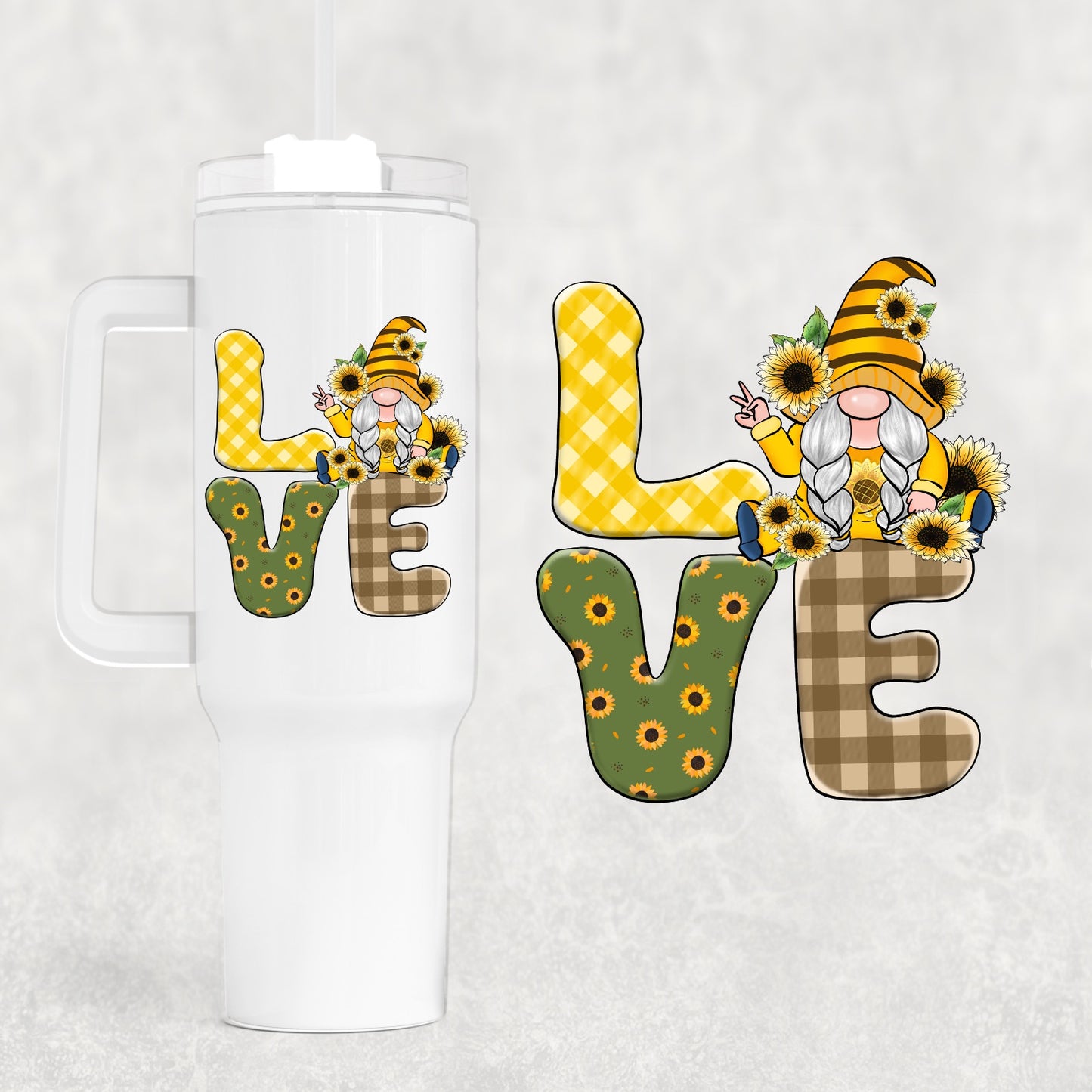 Love 40 oz Tumbler Preorder 4 wk tat