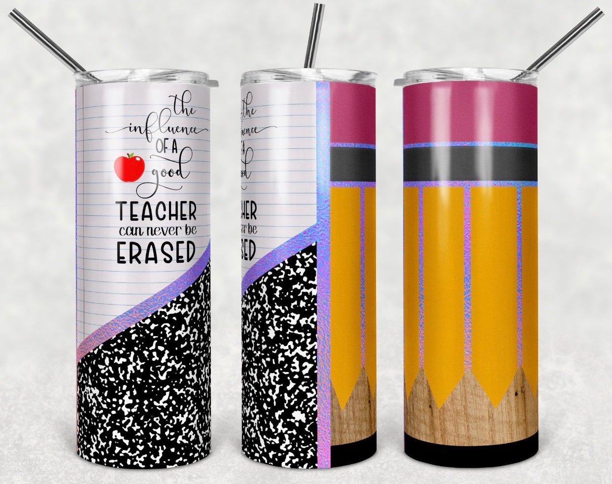 Two Sides Teacher Tumbler