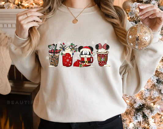 Who is Peeking Out Latte Graphic T