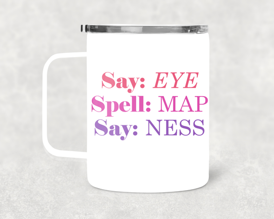 Eye Map Ness Rainbow Mug /Wine Cup